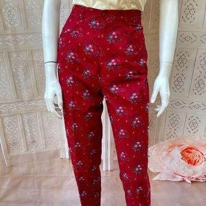 Vintage Creazioni Fusi Italy High-Rise Pants